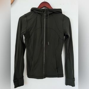Lululemon Hooded Jacket - Army Green - Size 6